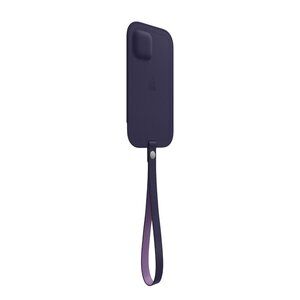 Apple Leather Sleeve with MagSafe for iPhone 12 / 12 Pro - Deep Violet
